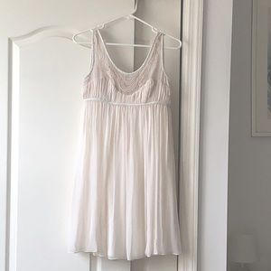 Cynthia Steffe XS ivory chiffon cocktail dress NWT